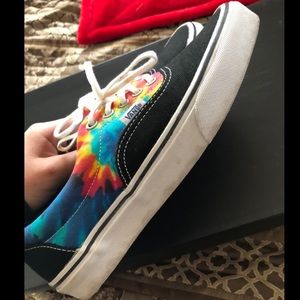 Rainbow tie dye Vans Era